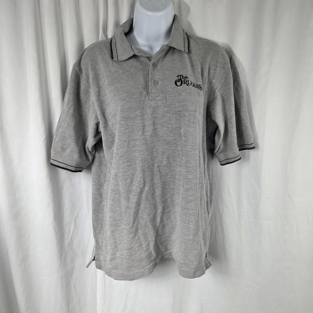 Extreme Polo Shirt Mens Small Gray The Orleans Embroidered Logo Knit Casual Top